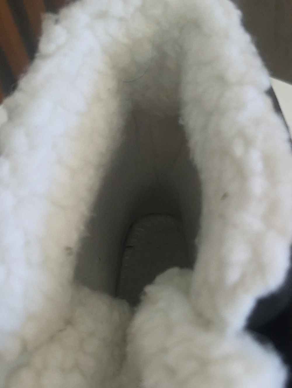 Eddie Bauer Kids Black Winter Snow Boots with Faux Fur Lining Size 11